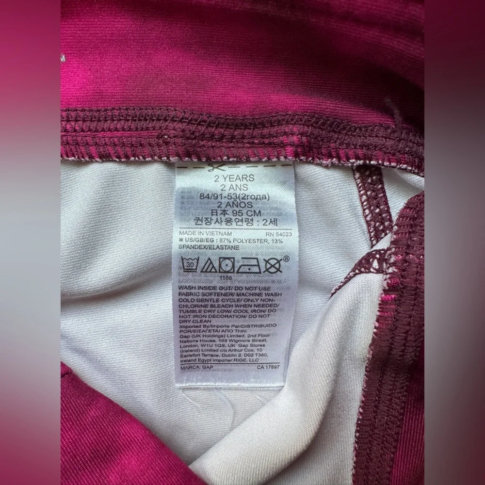 Gap Fit Toddler Leggings With Side Pockets